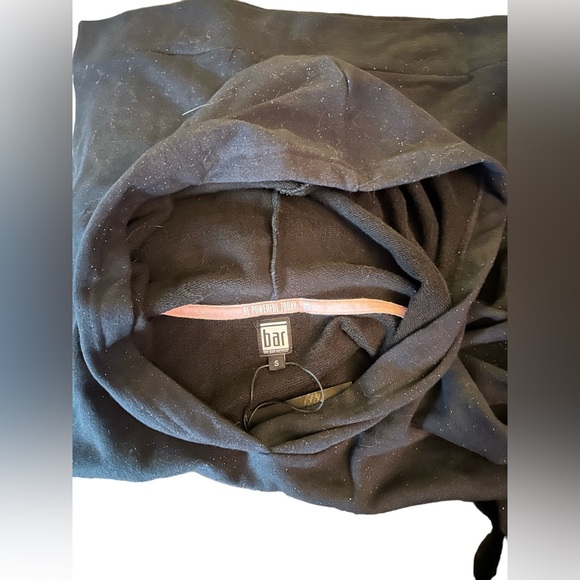 Bar Method Love Hoodie Black and Silver Glitter - Picture 4 of 5